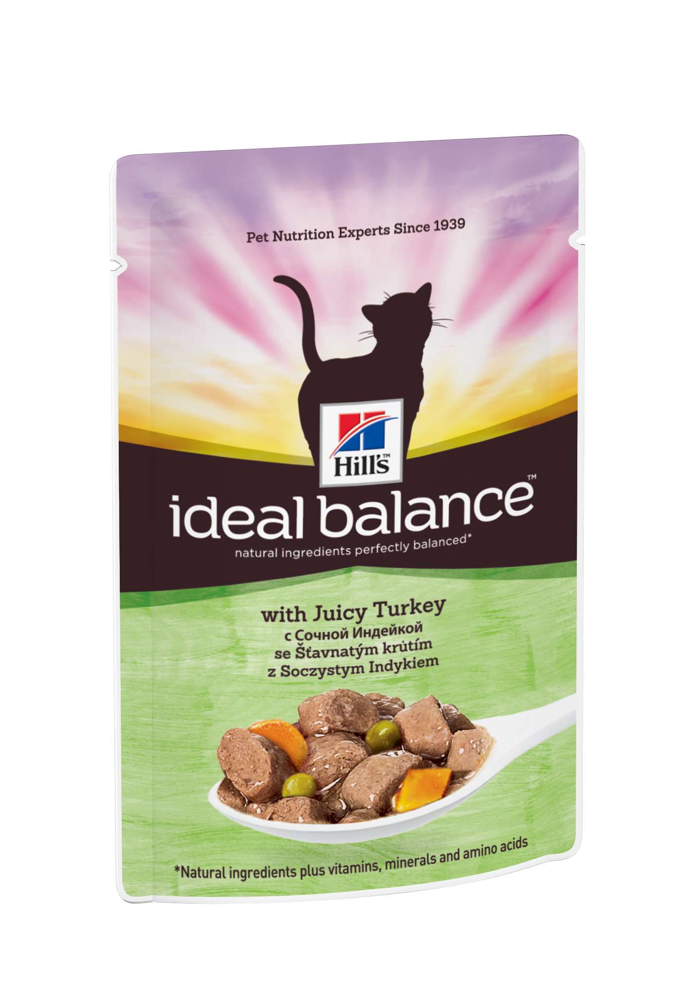 Hill's Ideal Balance Feline Adult with Juicy Turkey wet