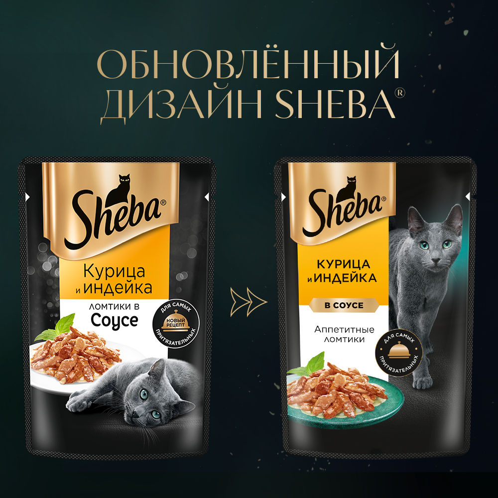 sheba_курица и индейка в соусе