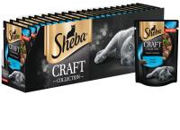 Sheba Craft Collection влажный корм для кошек, тонкие ломтики, лосось в соусе (28шт в уп)