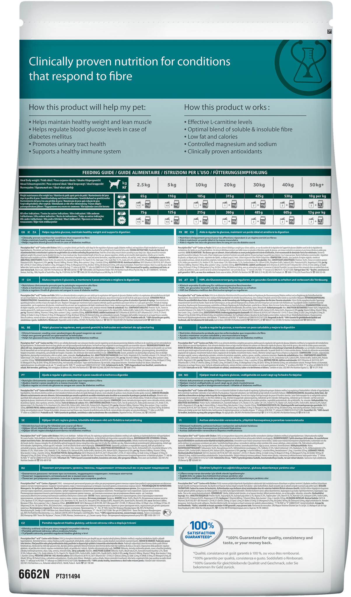 Hill's Prescription Diet w/d Digestive/Weight Management
