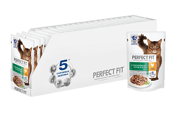 Perfect Fit влажный корм для стерилизованных кошек всех пород, рагу с курицей