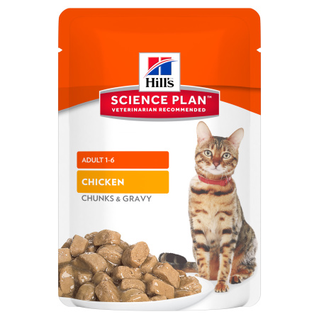Hill's Science Plan Feline Adult Optimal Care Chicken Pouch