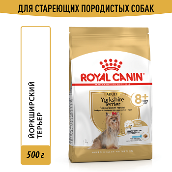 Royal Canin корм для собак породы Йоркширский Терьер в возрасте 8 лет и старше