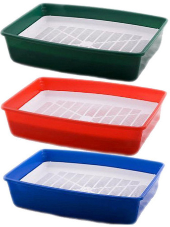 Вака глубокий с сеткой лоток открытый для кошек