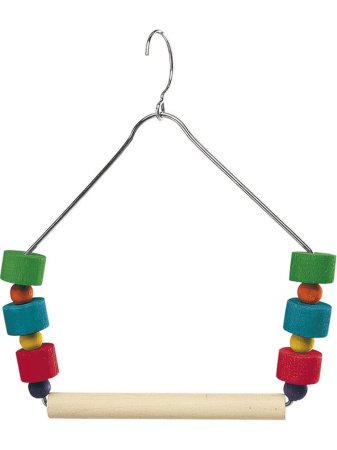 Ferplast Качели игрушка-трапеция интеллектуальные, развивающие игрушки для птиц дерево цветной