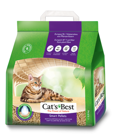Cats Best Smart Pellets Древесный комкующийся наполнитель