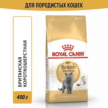 Royal Canin корм для взрослой кошки породы Британская короткошерстная