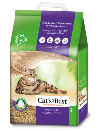 Cats Best Smart Pellets Древесный комкующийся наполнитель