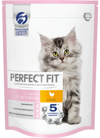 Perfect Fit корм для котят всех пород, с курицей